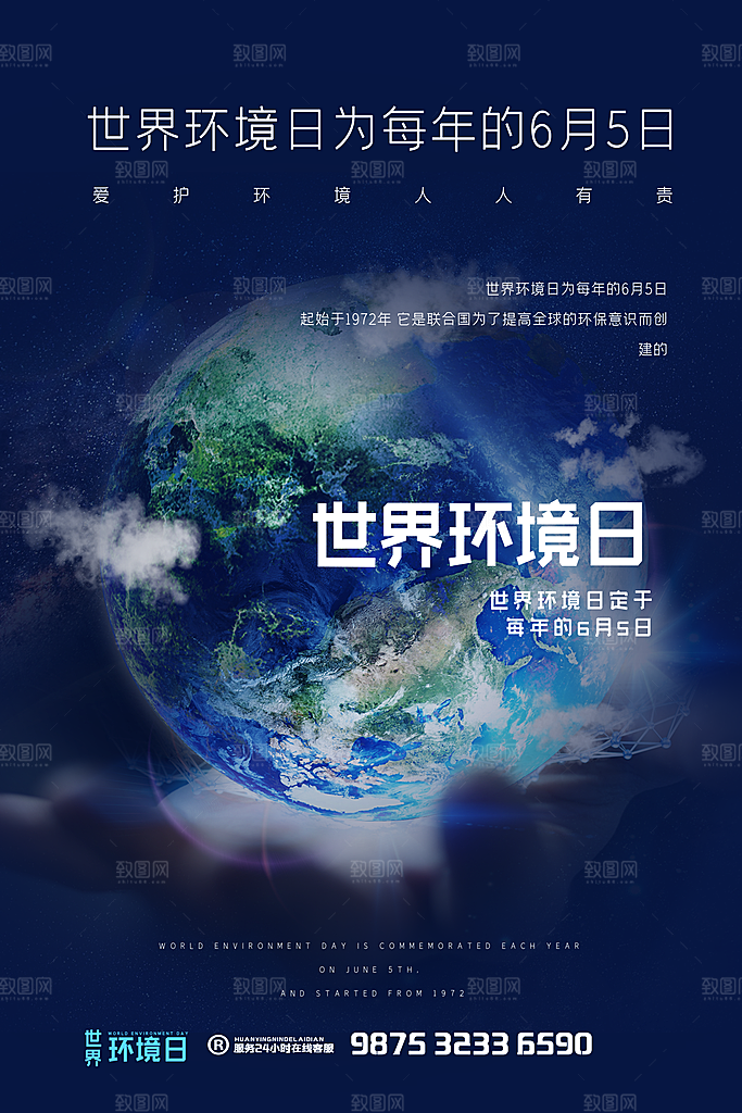 保护环境宣传推广海报