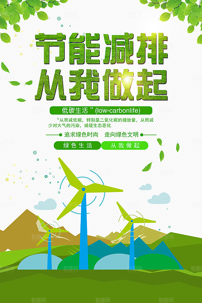 保护环境宣传推广海报