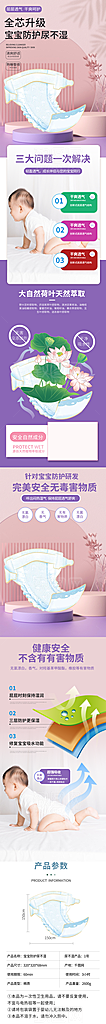 电商母婴用品详情页