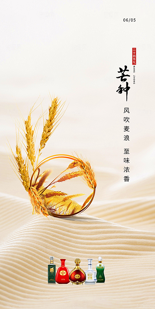 高端白酒酒类活动促销海报