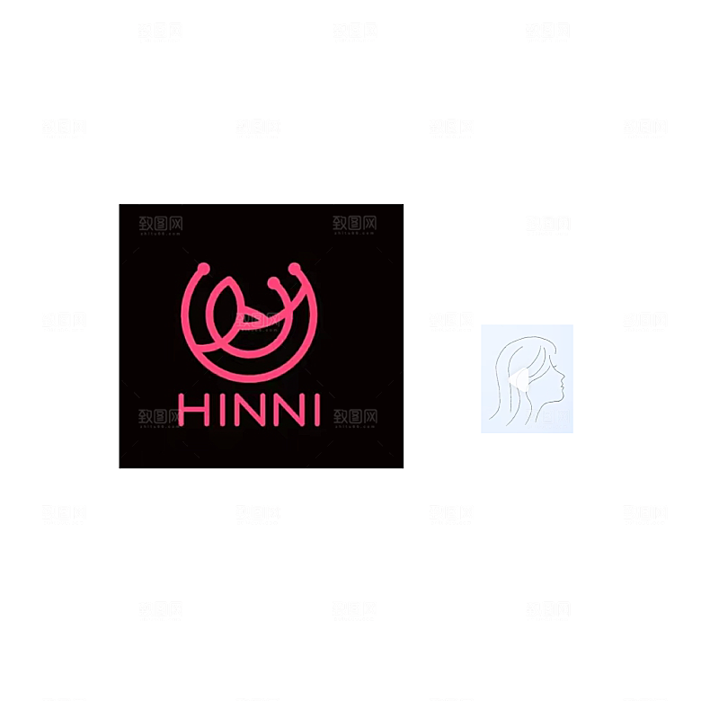 简约唯美医美女性形象logo