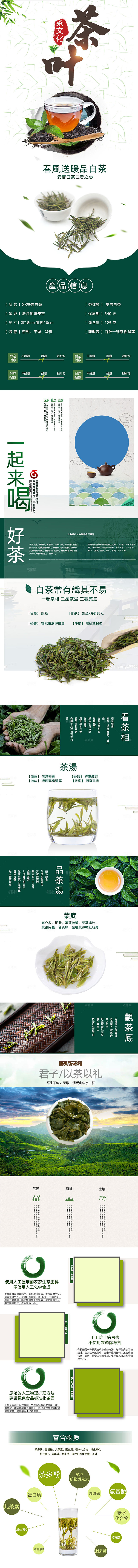 电商茶叶绿茶红茶详情页