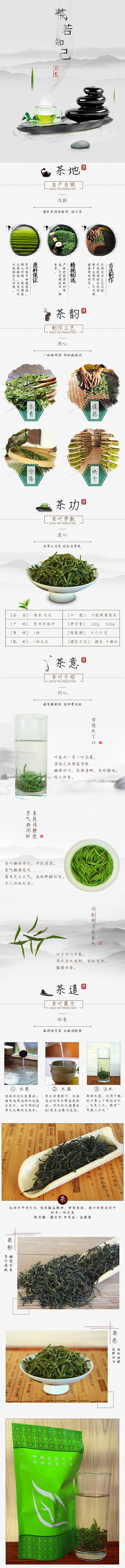 电商茶叶绿茶红茶详情页