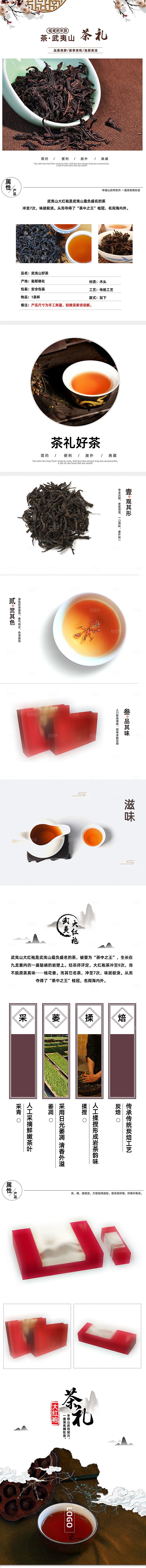 电商茶叶绿茶红茶详情页