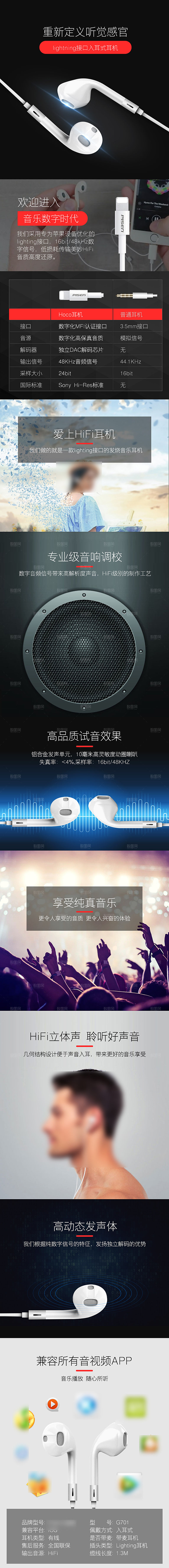 电商3C数码耳机耳麦详情页