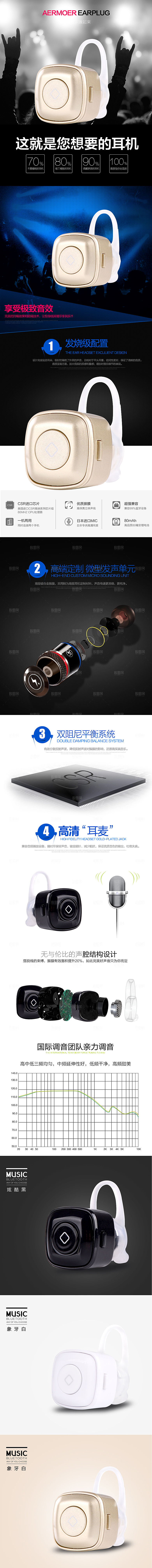 电商3C数码耳机耳麦详情页