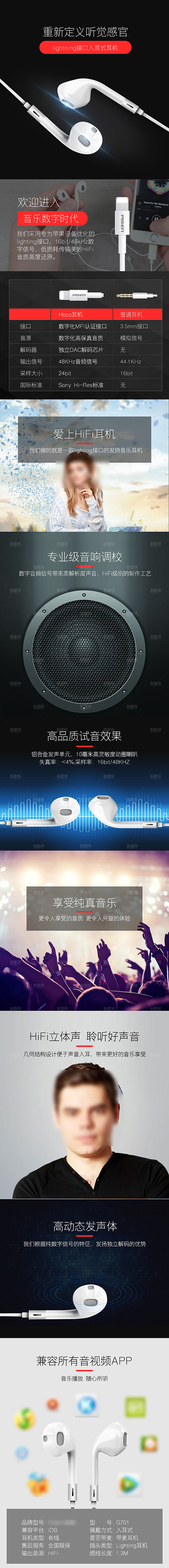 电商3C数码耳机耳麦详情页