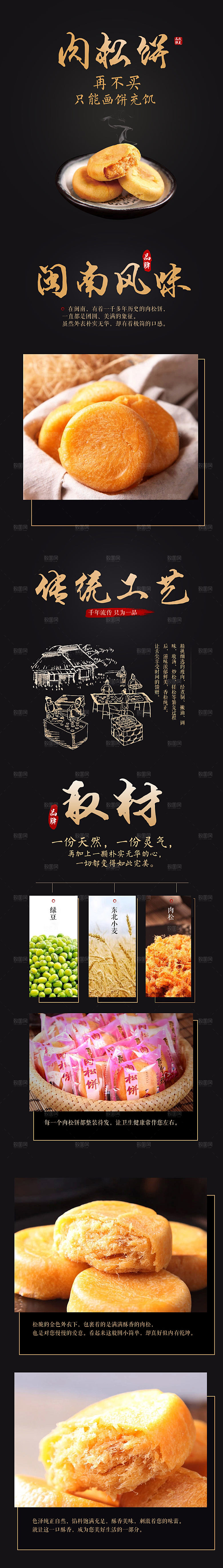 电商甜品烘焙蛋糕面包详情页