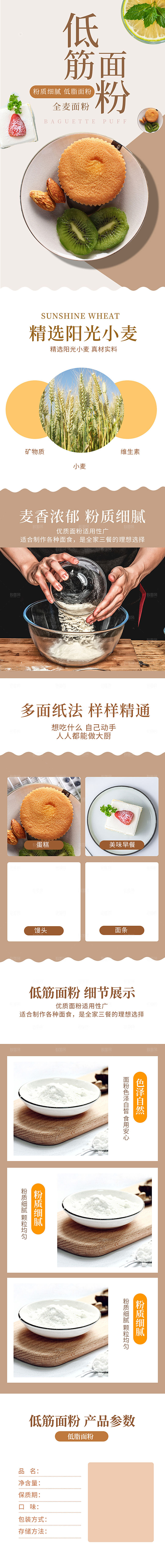 电商甜品烘焙蛋糕面包详情页