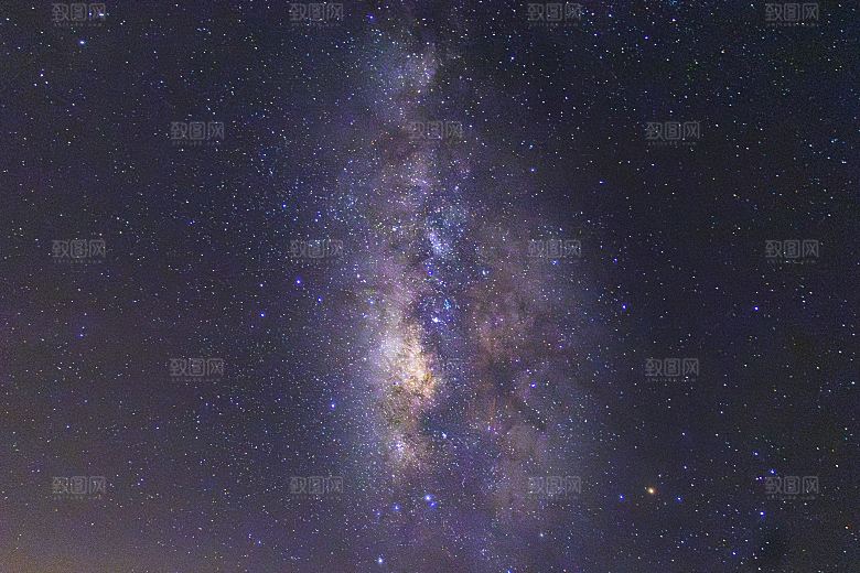 唯美紫色星系星空星云图片