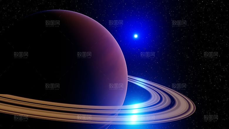 宇宙银河行星图片