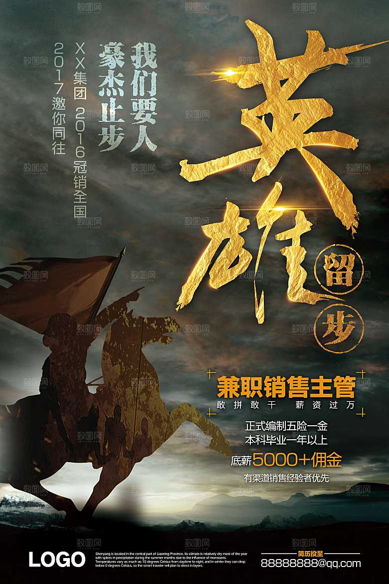 企业招聘海报宣传