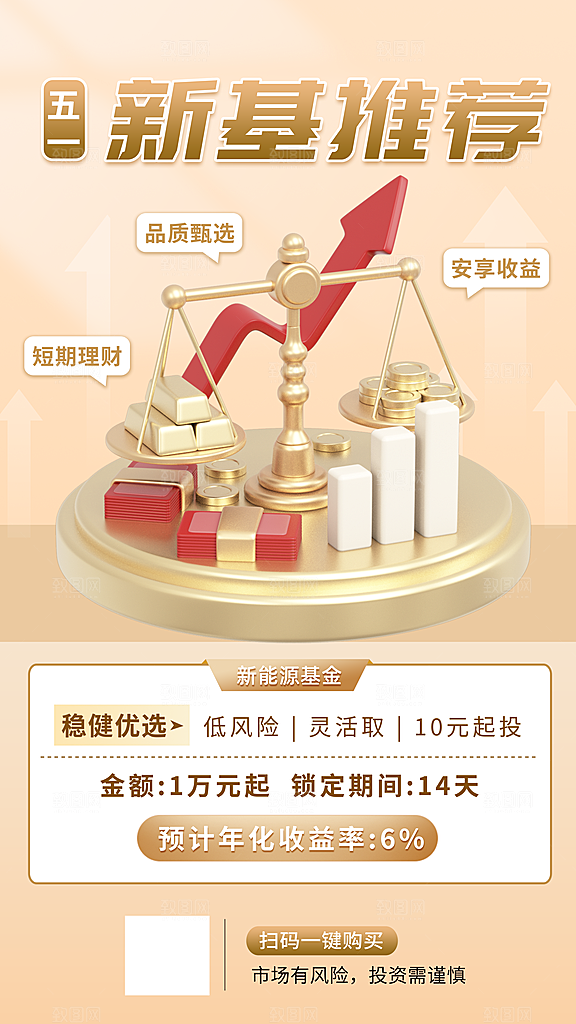 金融理财宣传推广海报