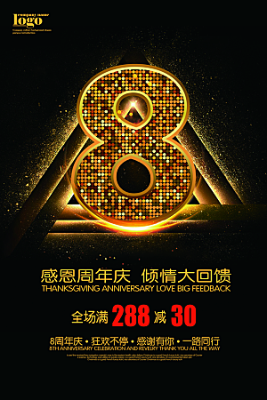 周年庆海报宣传单