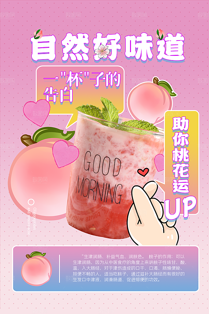 创意美食冷饮冰淇淋奶茶促销海报