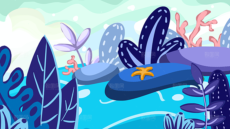 涂鸦炫酷插画简约大气海报