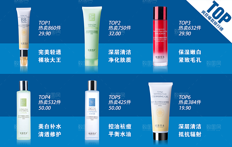 电商淘宝产品价格营销海报图
