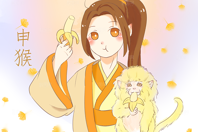 十二生肖节日节气插画