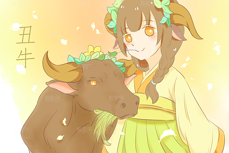 十二生肖节日节气插画