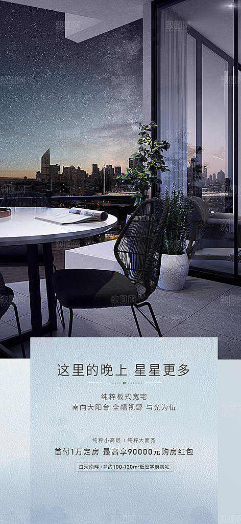 地产价值点海报单图