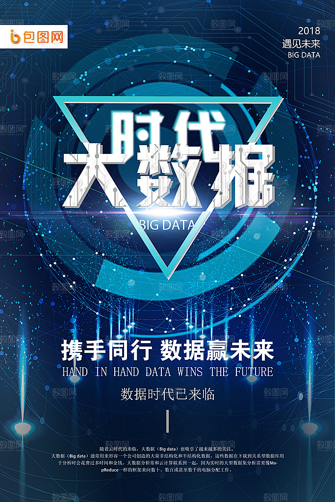 科技IT互联网人工智能平面海报