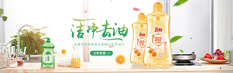家居用品洗护banner