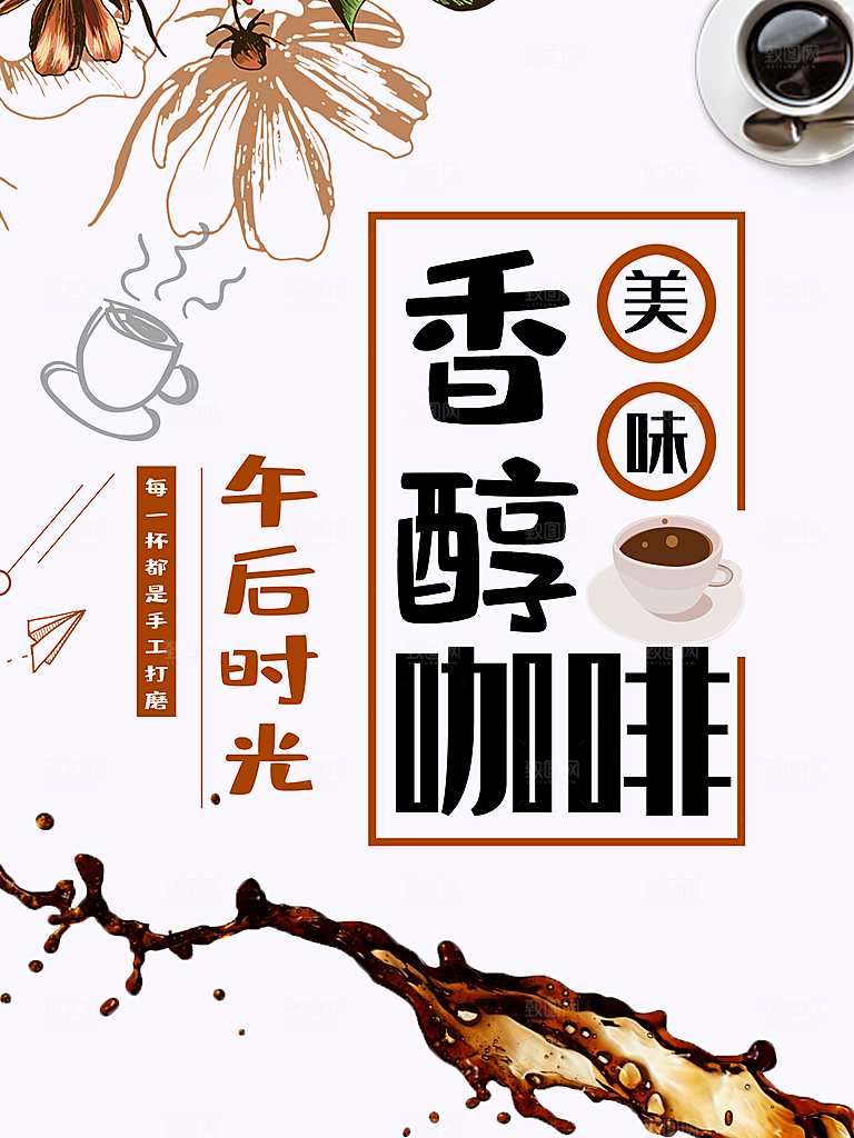 咖啡推广宣传海报