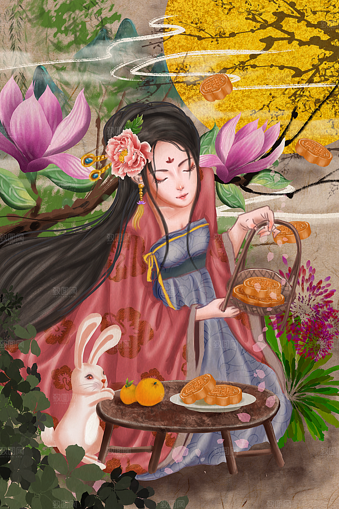 国潮风插画设计图