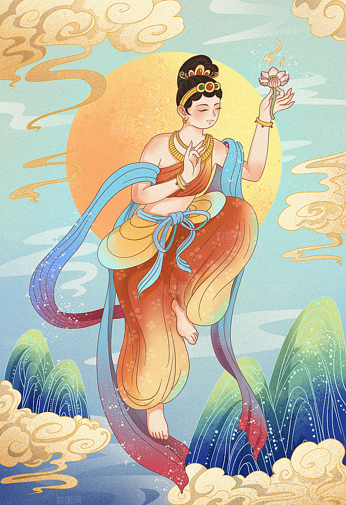 国潮风插画设计图