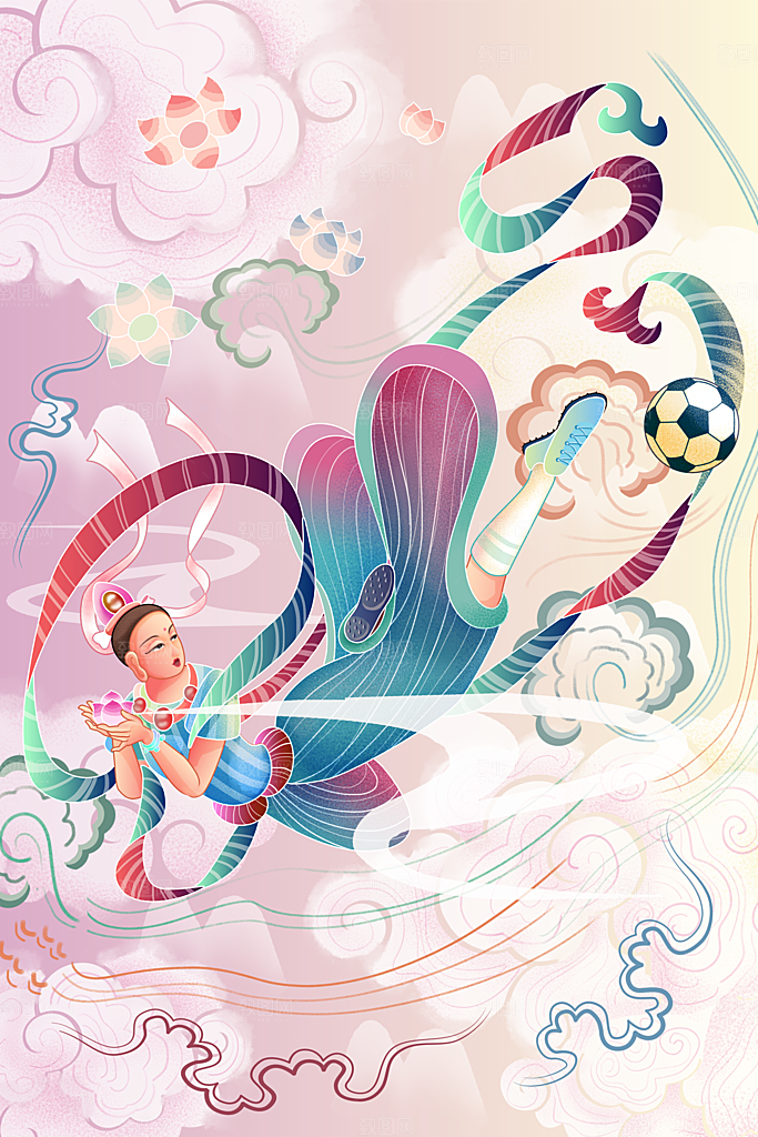 国潮风插画设计图