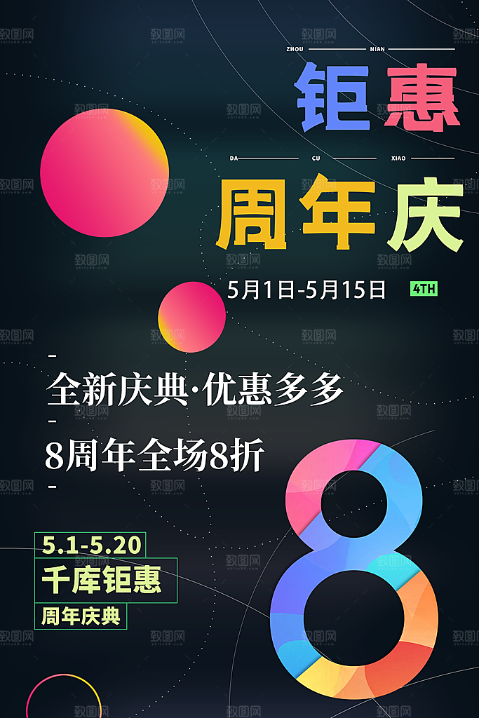 周年庆推广宣传海报