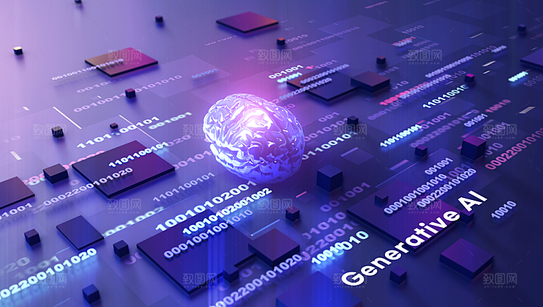 AI人工智能展板背景banner