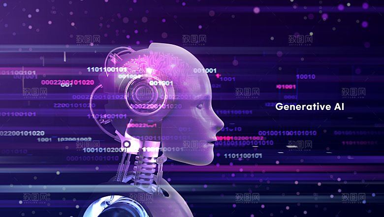 AI人工智能展板背景banner