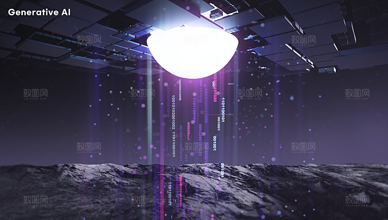 AI人工智能展板背景banner