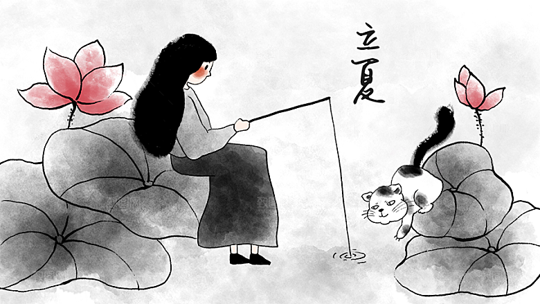 二十四节气插画设计图