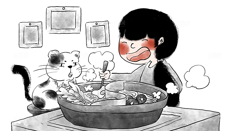 二十四节气插画设计图