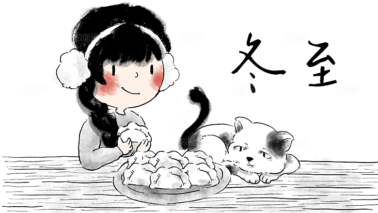 二十四节气插画设计图