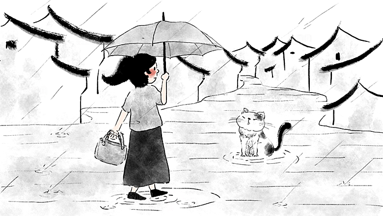 二十四节气插画设计图