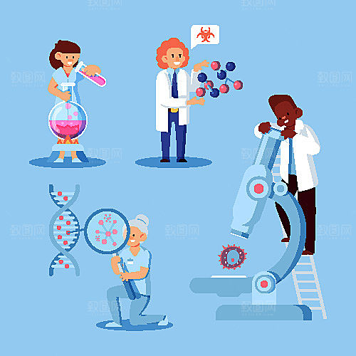 医学医疗医院健康插画图