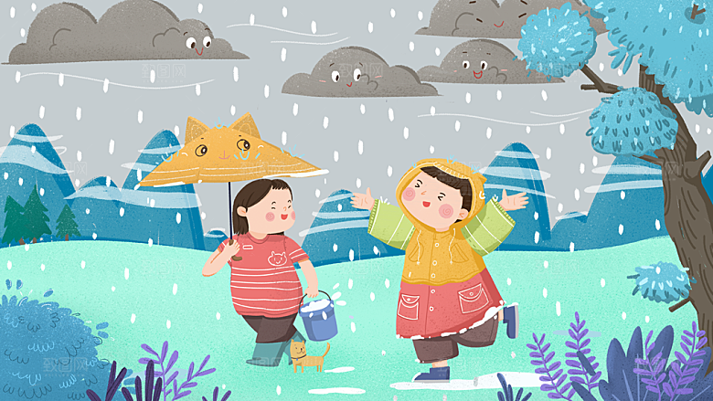 六一儿童节卡通插画