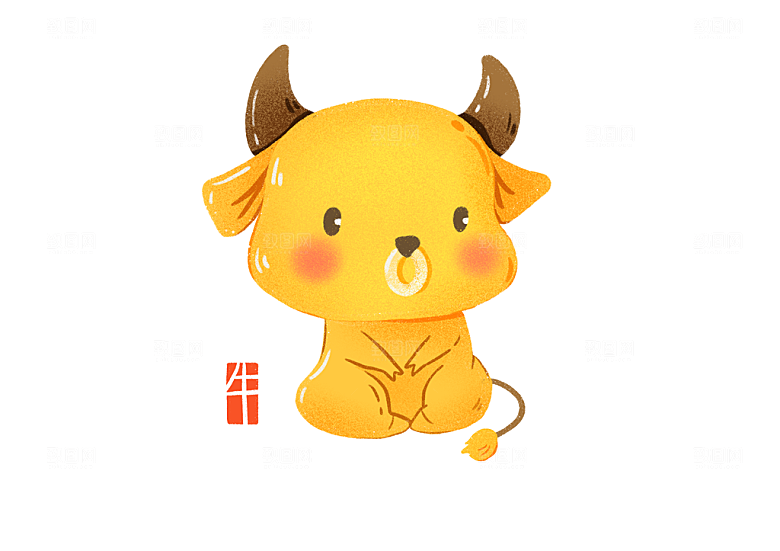 十二生肖简约大气卡通可爱海报
