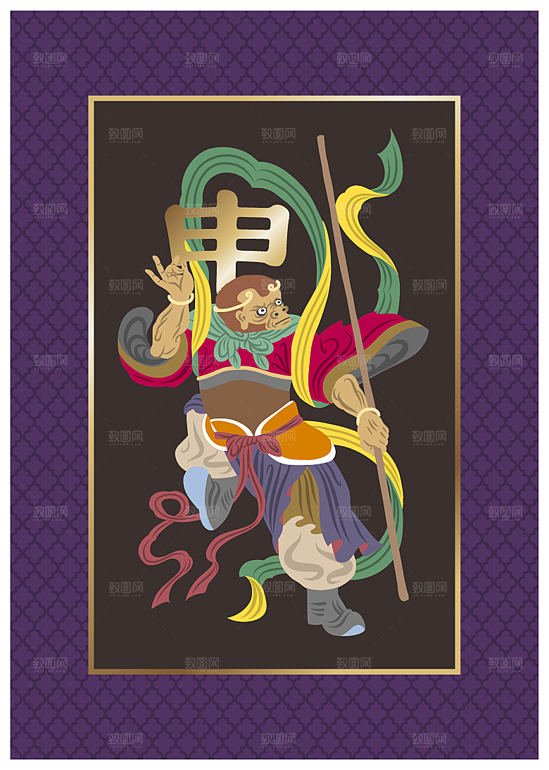 简约大气卡通可爱插画海报