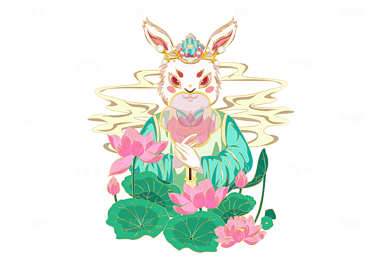 简约卡通可爱插画元素素材