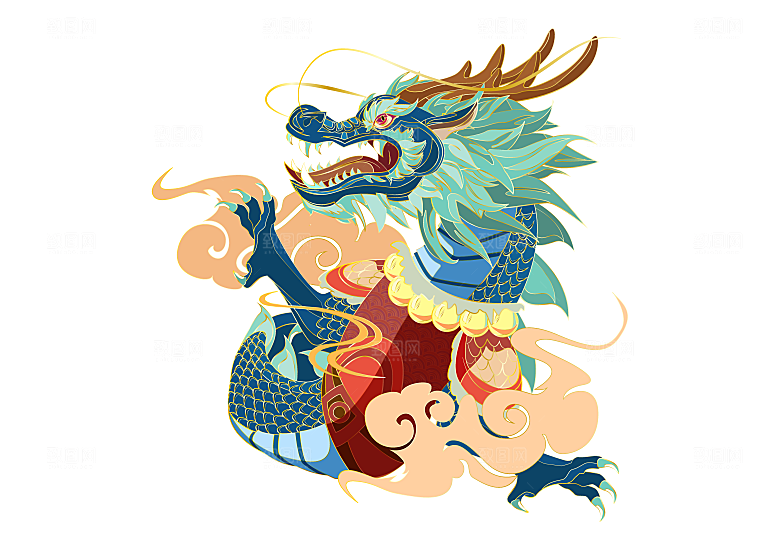 简约卡通可爱插画元素素材