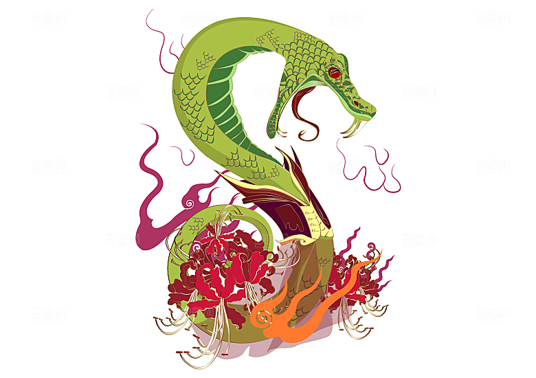 简约卡通可爱插画元素素材