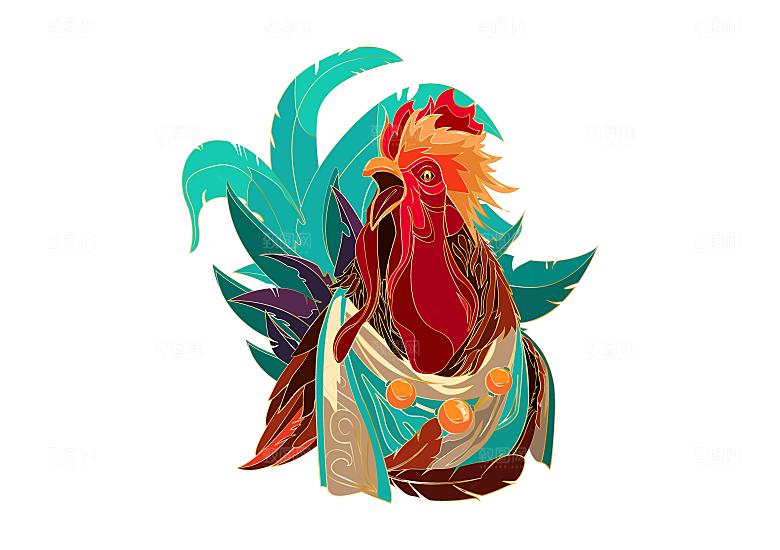 简约卡通可爱插画元素素材