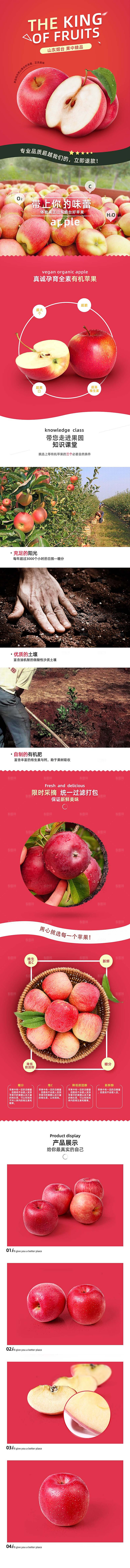 电商淘宝水果介绍详情页模板