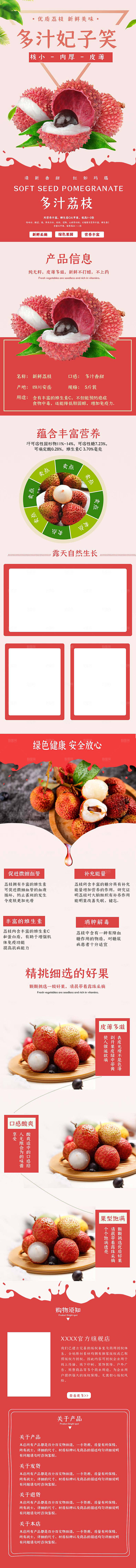 电商淘宝水果介绍详情页模板