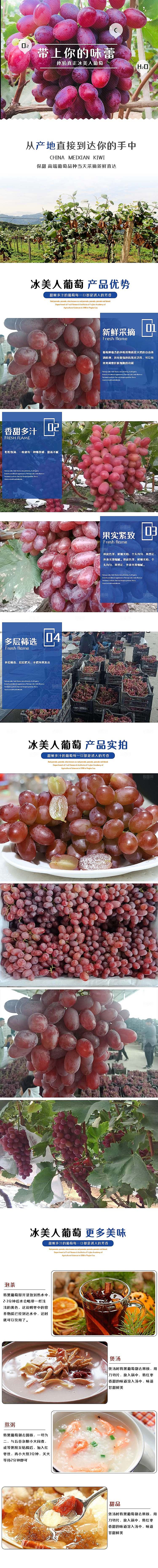电商淘宝水果介绍详情页模板