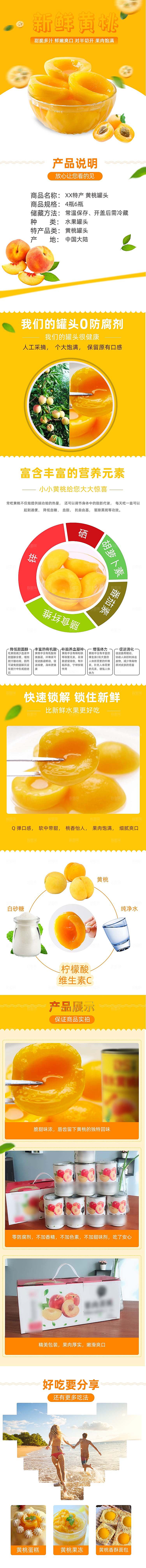 电商淘宝水果介绍详情页模板